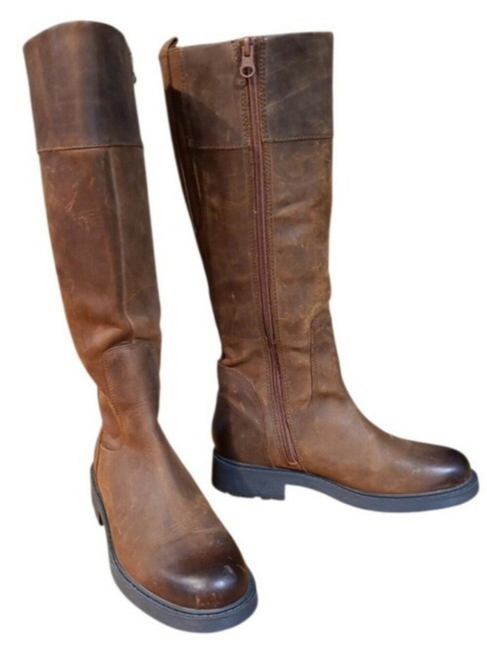 Clarks Orinocco 2 HI Leather Riding Fleece Lined Boots